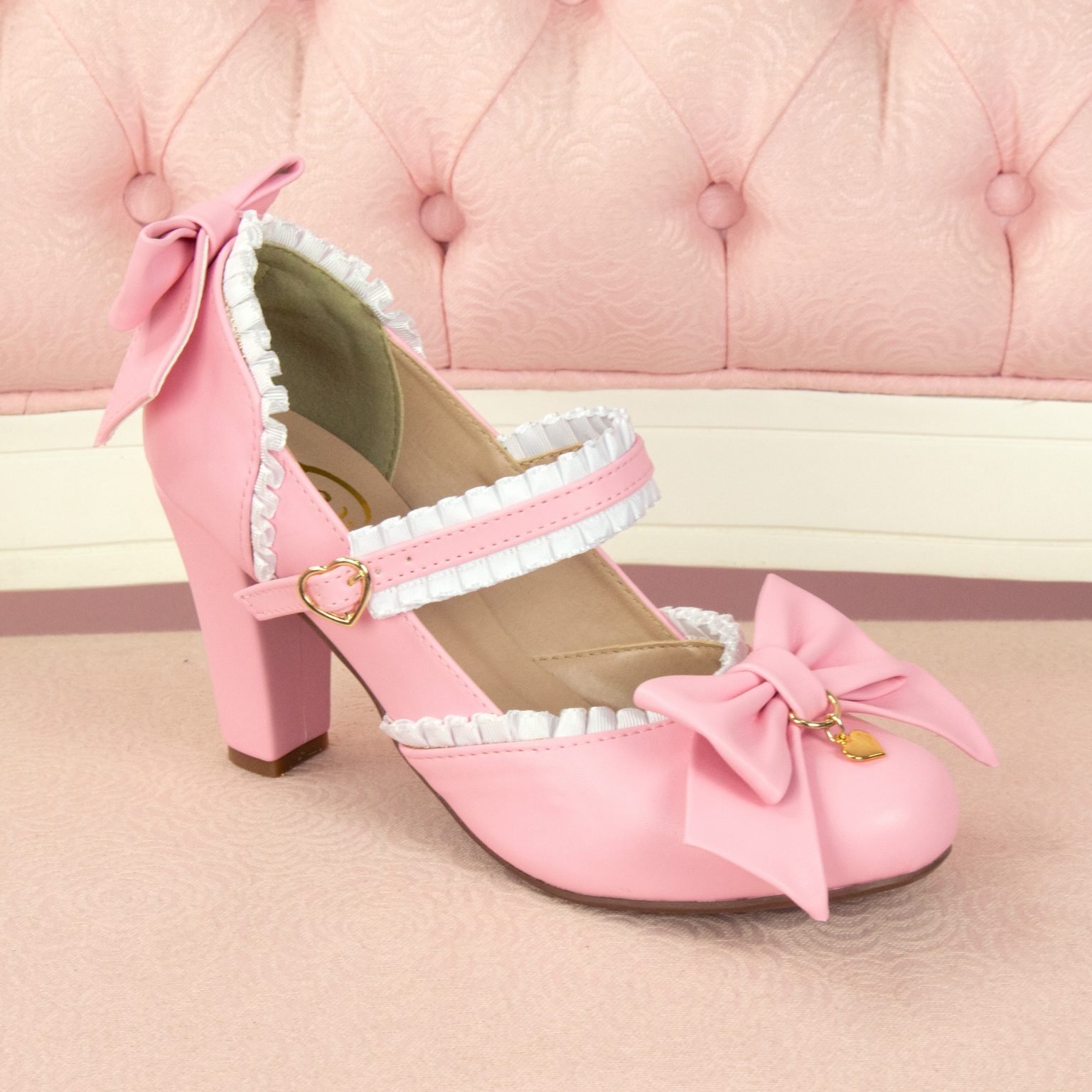Frilly Magical Bow Heels Solid Version Cotton Candy Fantasy frilly-magical-bow-heels-solid-version-cotton-candy-fantasy